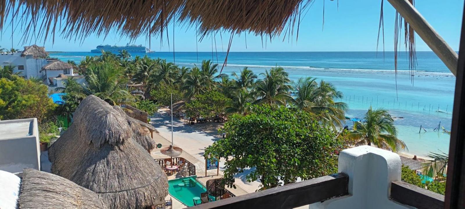 Hotel Blue Reef Frente Al Mar Mahahual Exterior photo