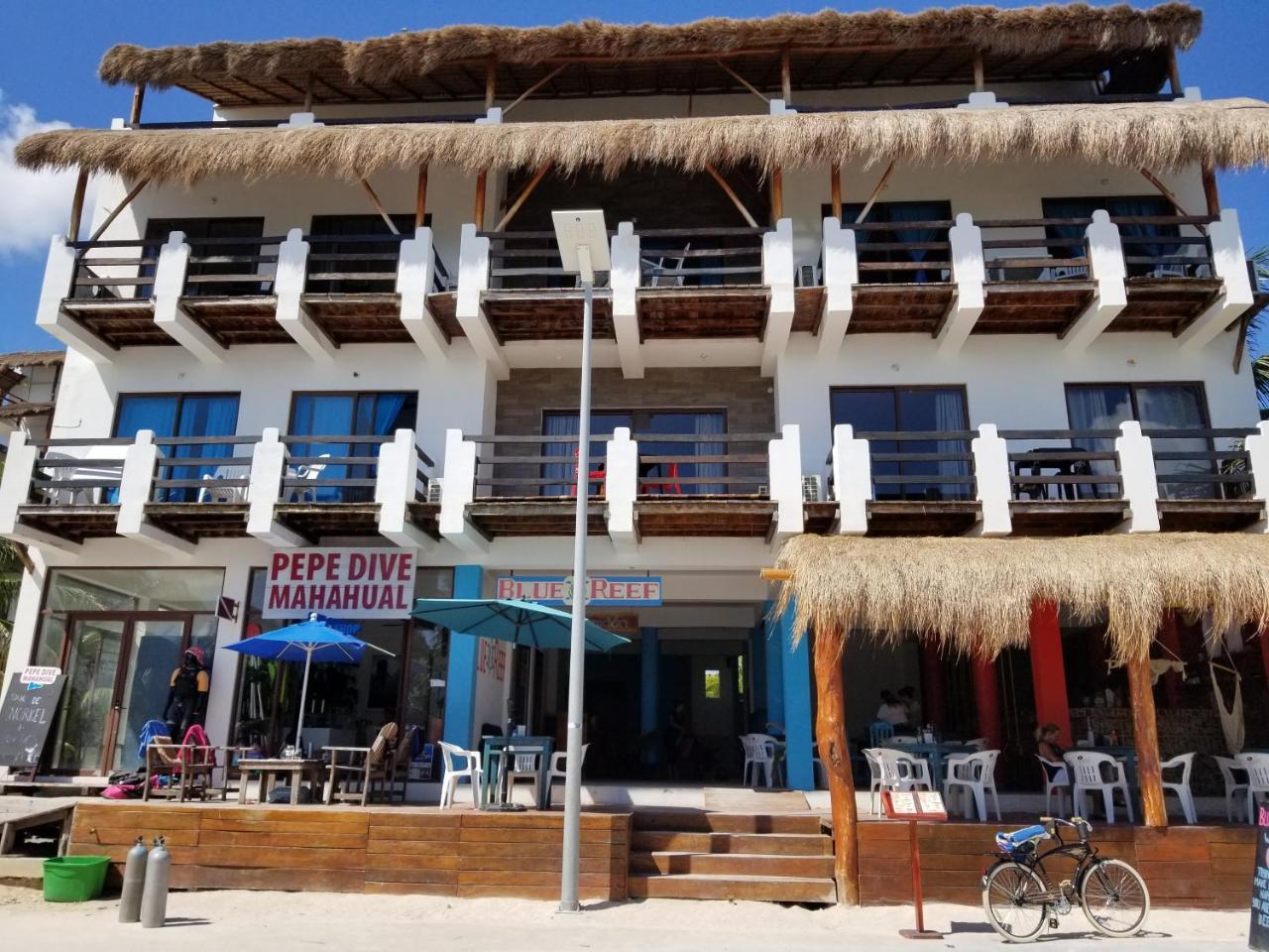 Hotel Blue Reef Frente Al Mar Mahahual Exterior photo