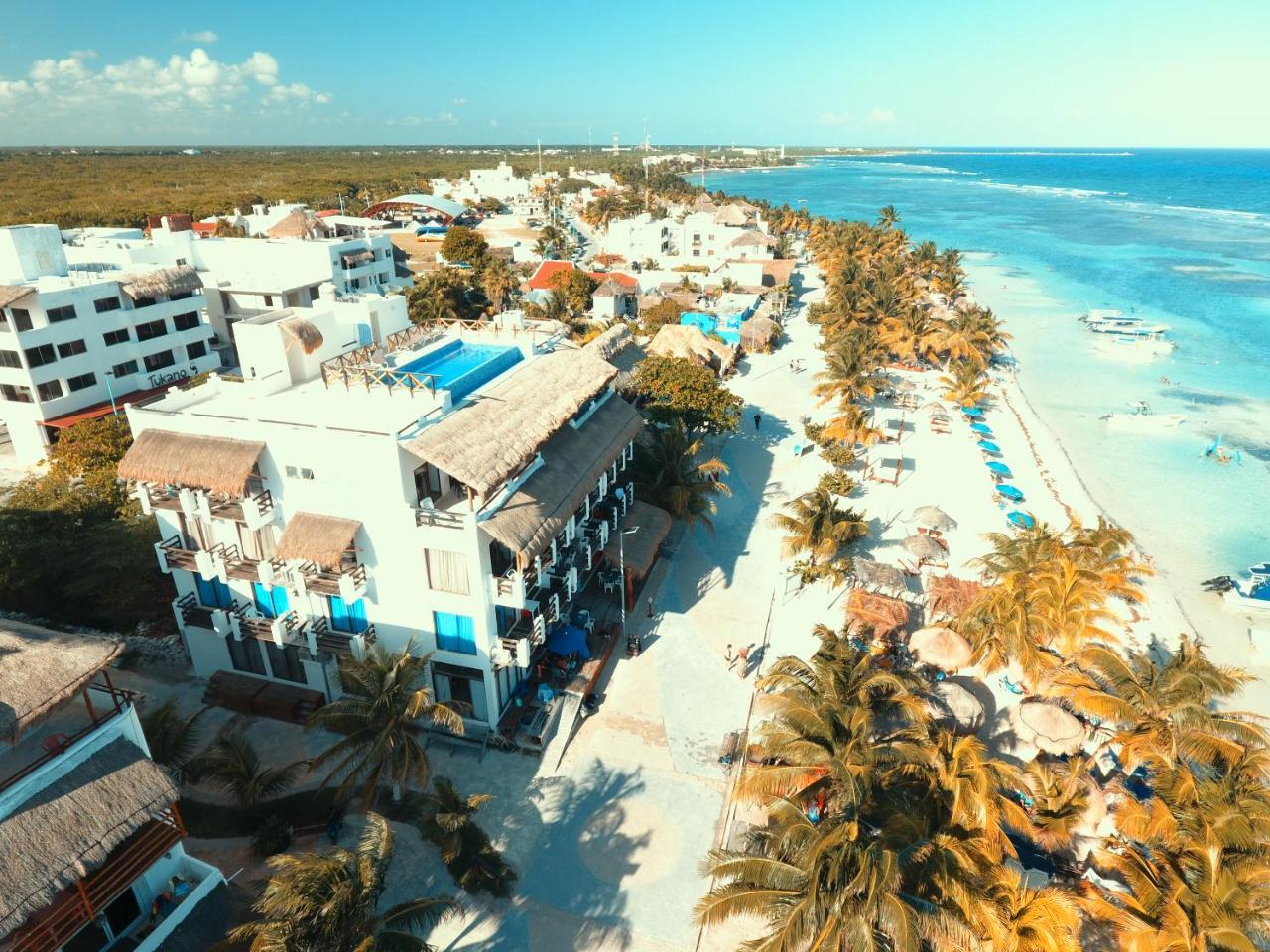 Hotel Blue Reef Frente Al Mar Mahahual Exterior photo